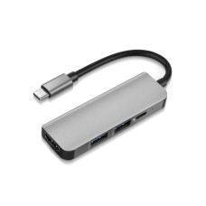 Type-C 4 in 1 Adapter with 4K HDMI Output, USB 3.0, USB 2.0, 87W Power Delivery